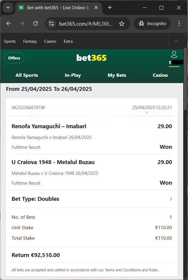 Best Fixed Matches
